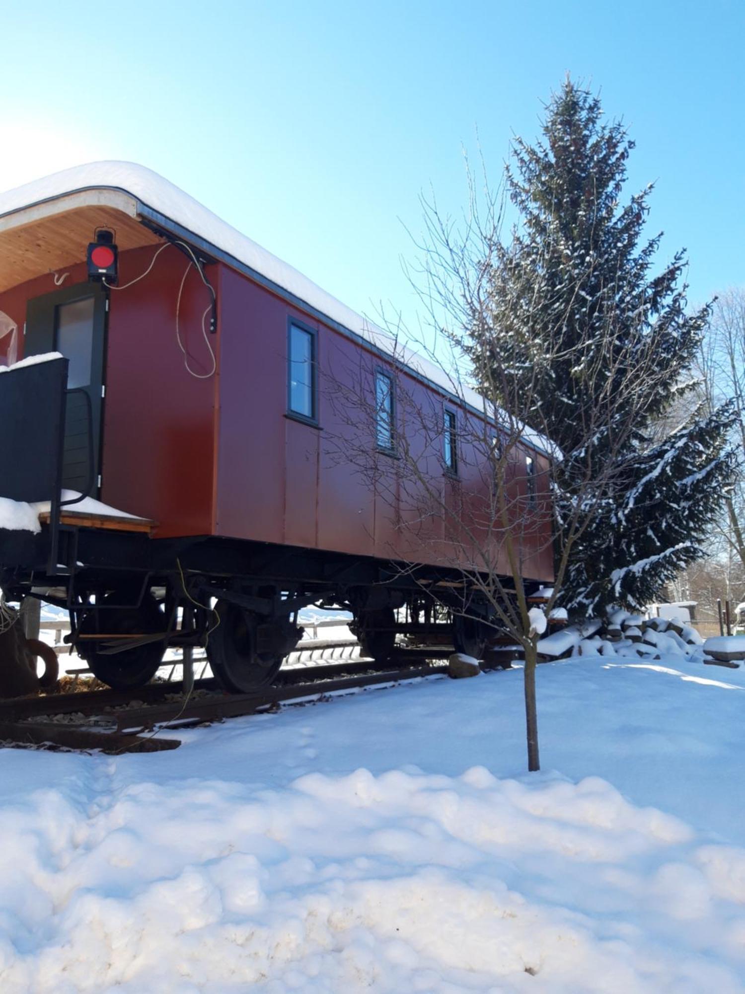 Eisenbahnromantik Im Urlaub Heinsdorfergrund Экстерьер фото